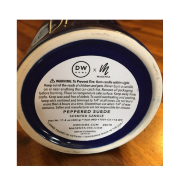 Candle Super Dad Fathers Day Gift Peppered Suede - Picture 3 of 3